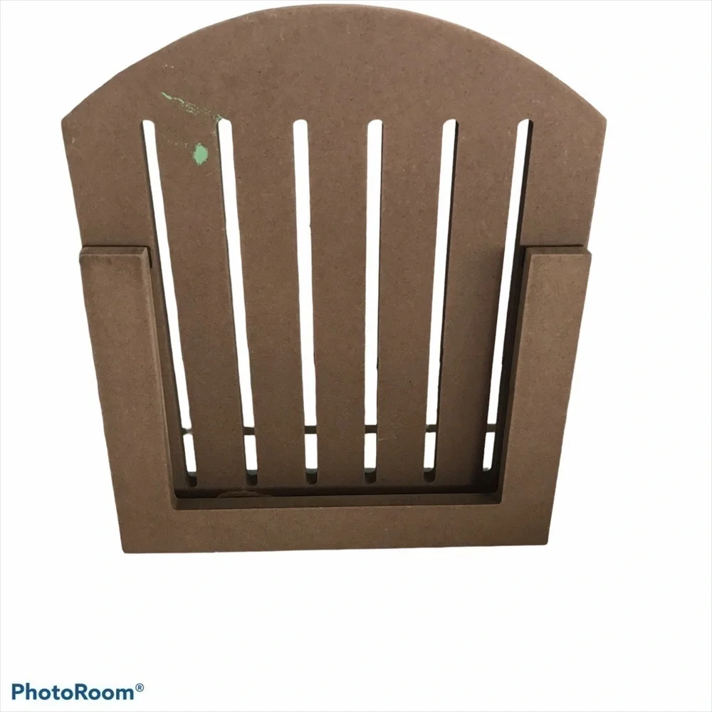 NWT - Farmhouse Wooden Cookbook Stand Relax & Radiate Crate By CULTUREFLY